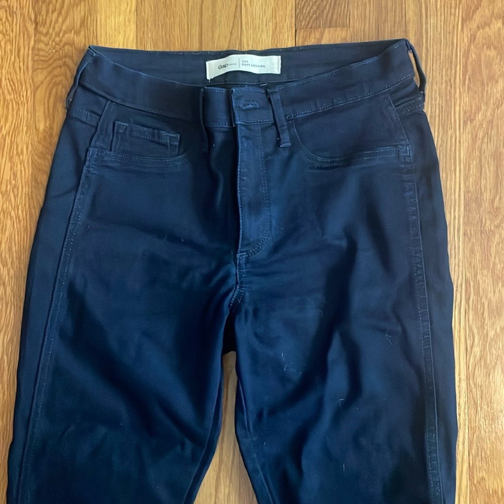 Dark blue jeans